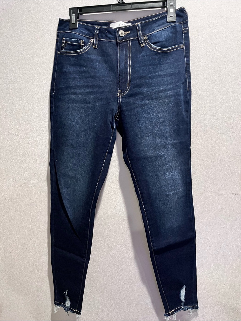 Kancan Dark Wash Estilo Skinny Jeans